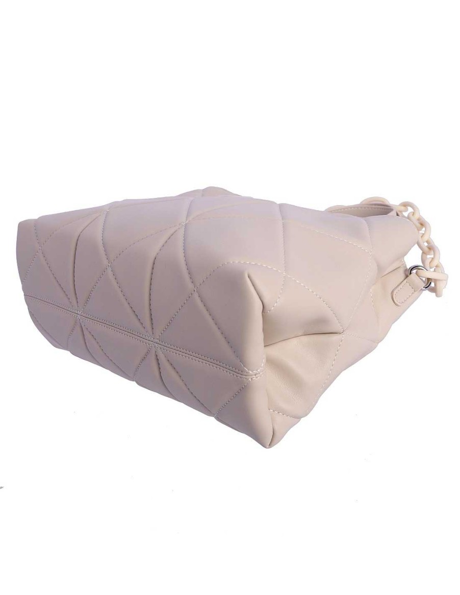 Bolsos Fun&Basics | Bolso De Mano De Mujer Lidia Con Cremallera Beige