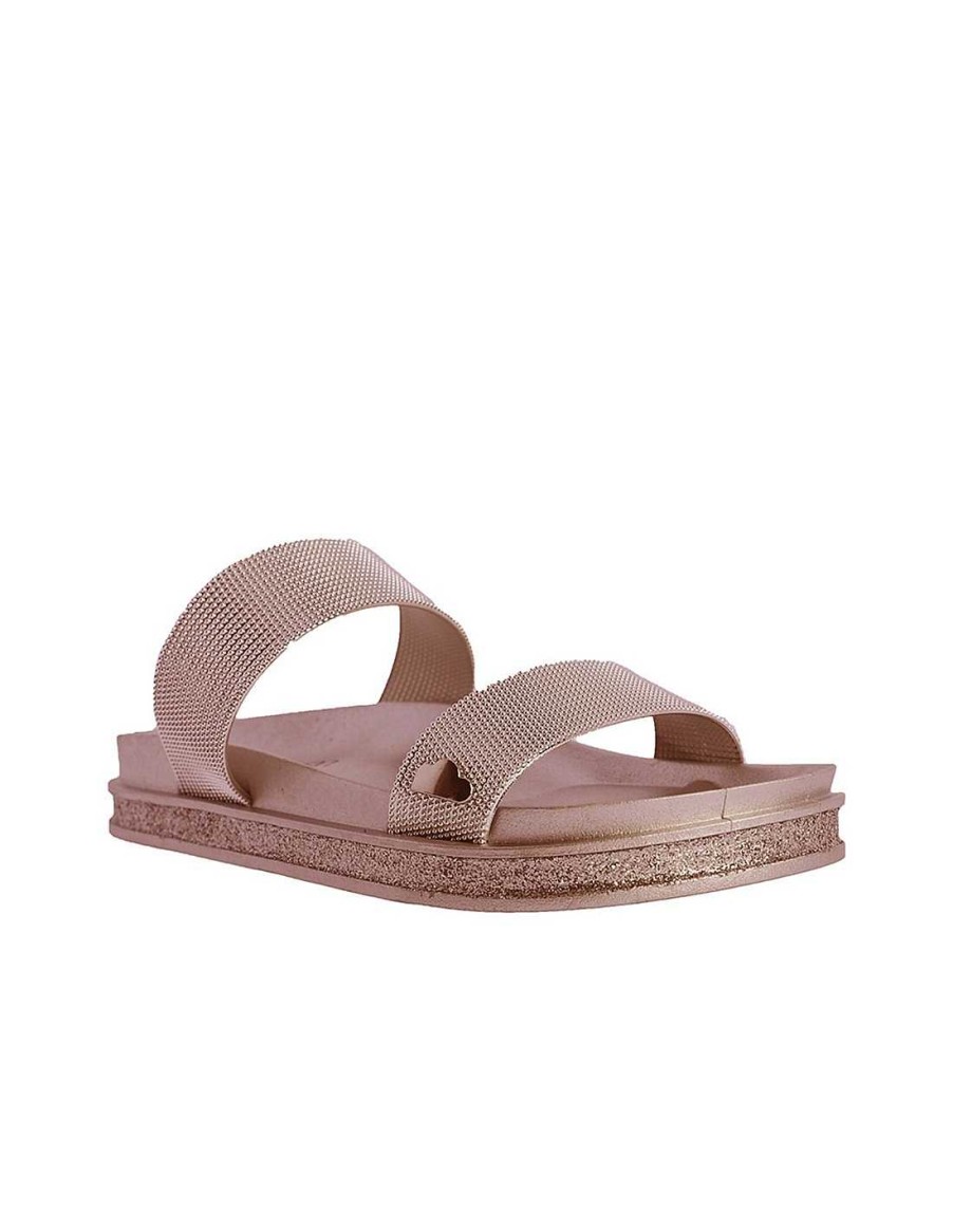 Calzado DON ALGODON | Chanclas De Agua Para Mujer Don Algodon Corfu De Pvc Plata