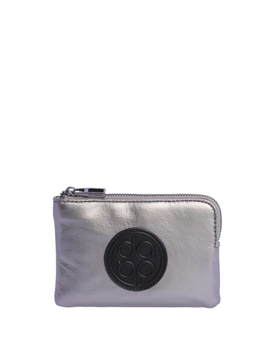 Carteras DON ALGODON | Monedero Para Mujer Don Algodon Vilma De Nylon Tecnico Plata