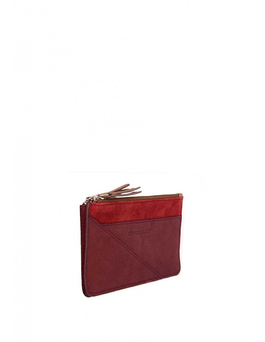 Carteras DON ALGODON | Cartera Monedero Wki4758 Piel Don Algodon Rojo