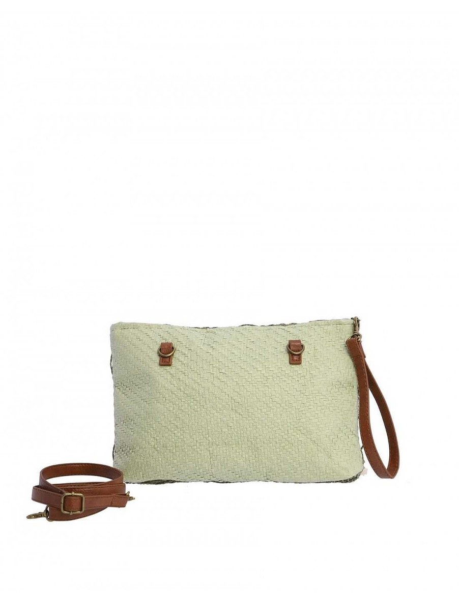 Bolsos DON ALGODON | Bolso De Mano Para Mujer Don Algodon Gracia De Rafia Verde