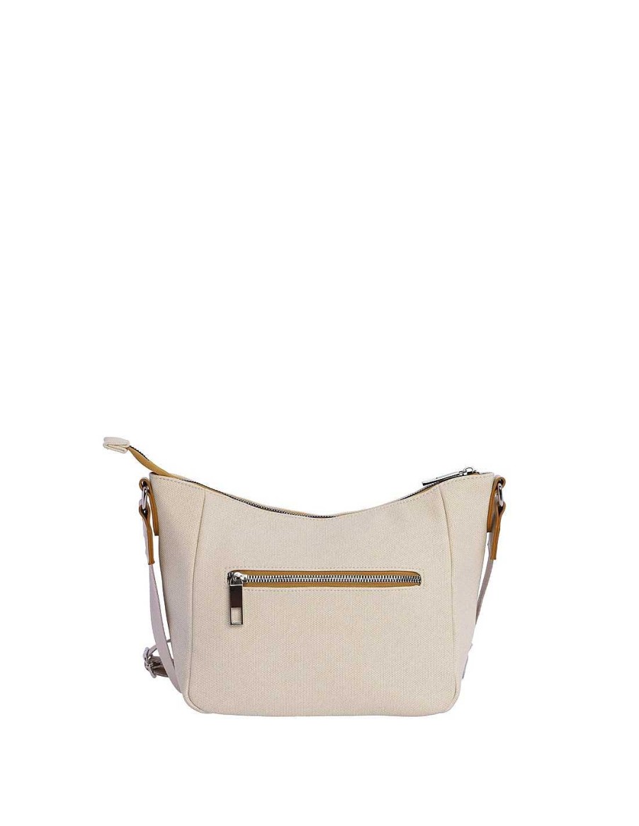 Bolsos CORONEL TAPIOCCA | Bolso Bandolera Para Mujer Coronel Tapiocca Pia De Nylon Con Cremallera Camel