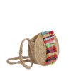 Bolsos FOR TIME | Bolso Bandolera Redondo Para Mujer For Time Martil De Yute Natural