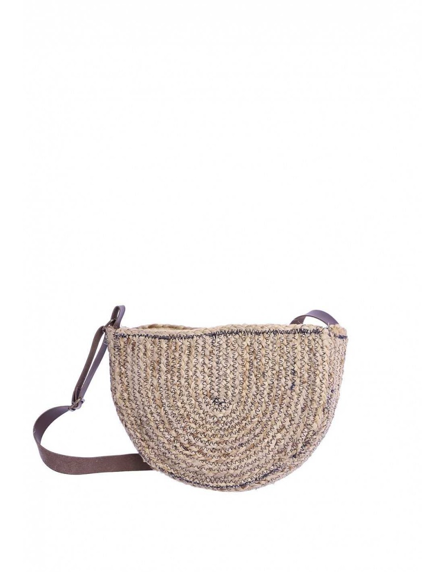 Bolsos FOR TIME | Bolso Bandolera Para Mujer For Time Tan-Tan De Yute Natural