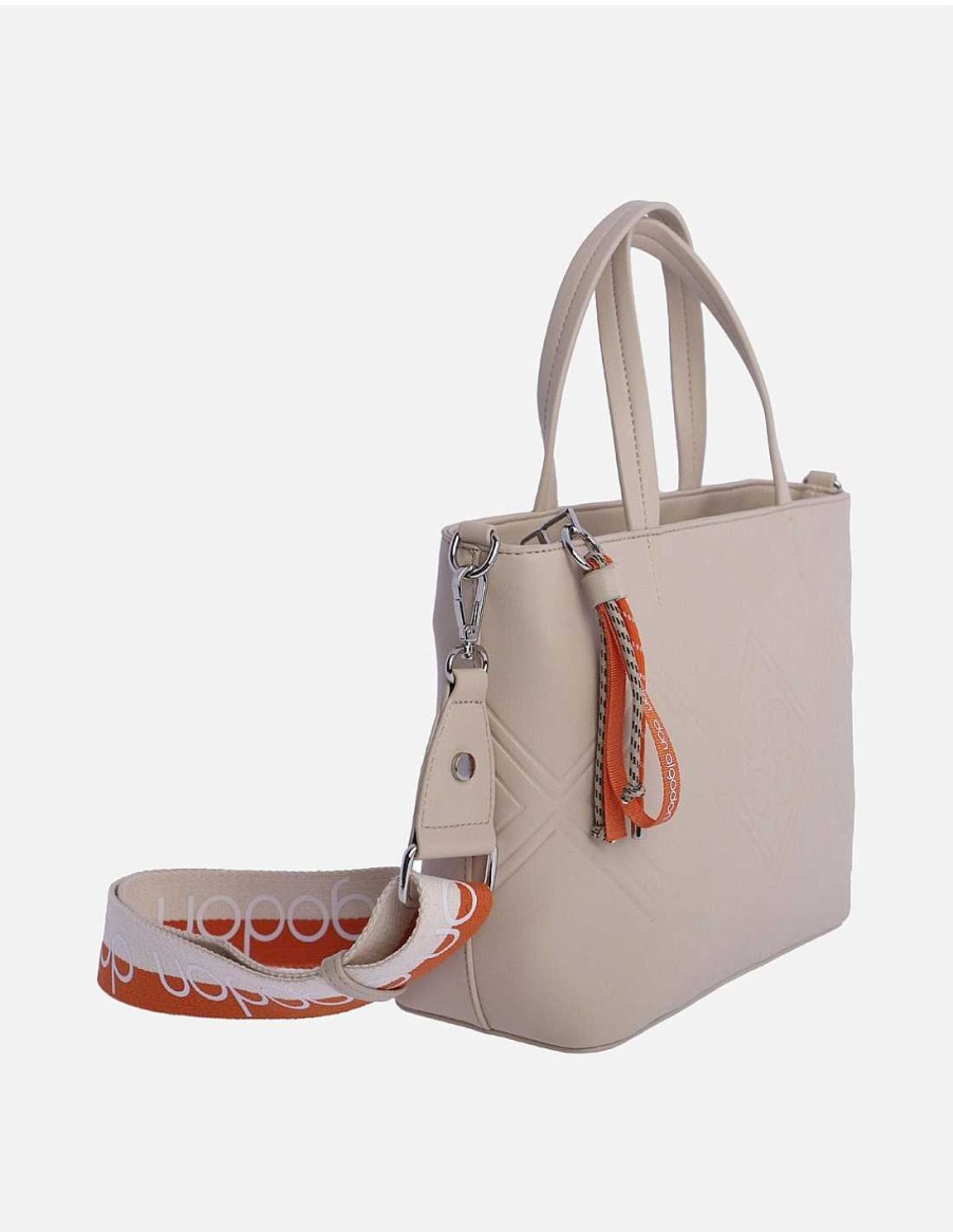 Bolsos DON ALGODON | Bolso De Mano Para Mujer Don Algodon Maxima De Piel Sintetica Con Cremallera Plata