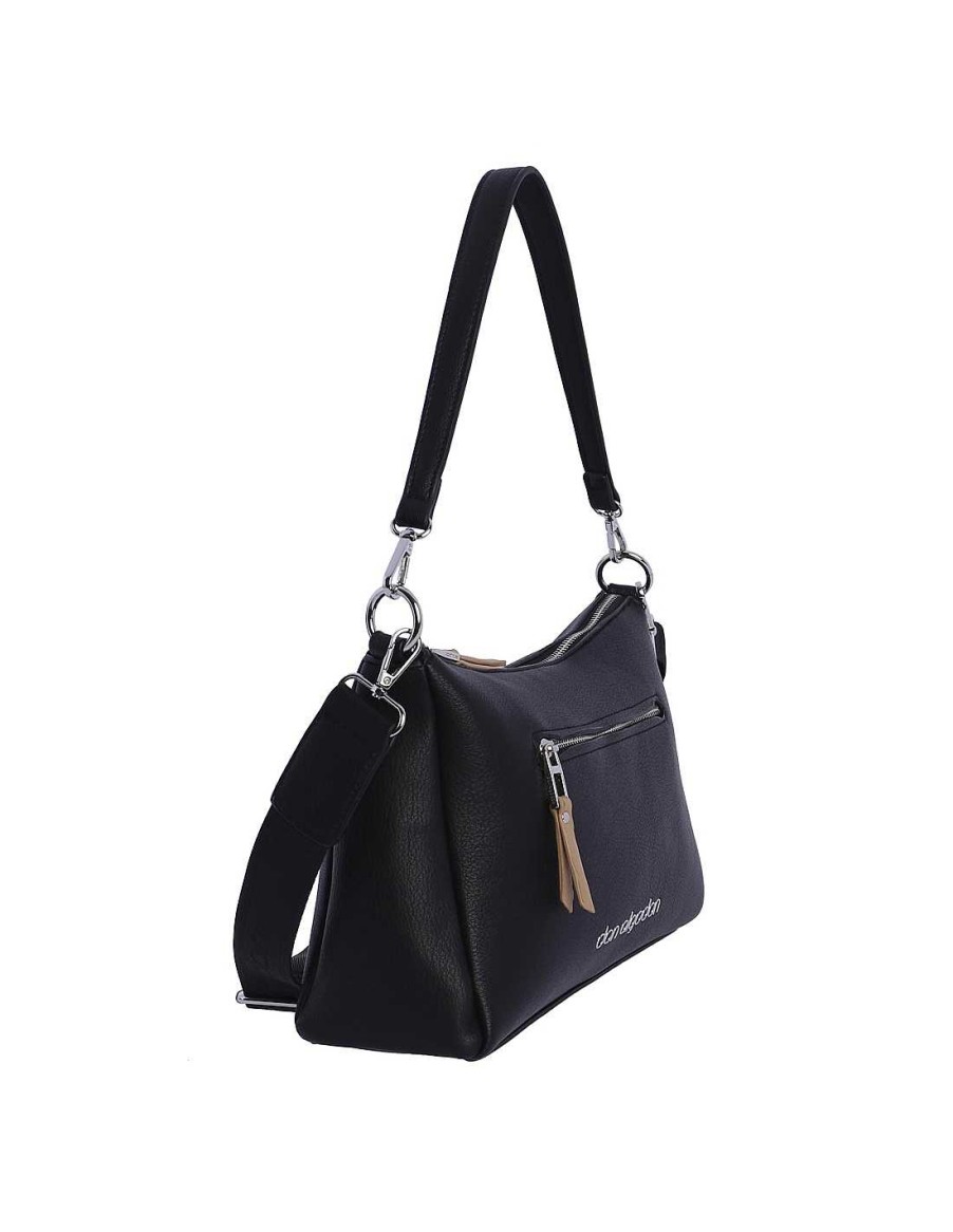 Bolsos DON ALGODON | Bolso Bandolera Para Mujer Don Algodon Gala De Piel Sintetica Negro