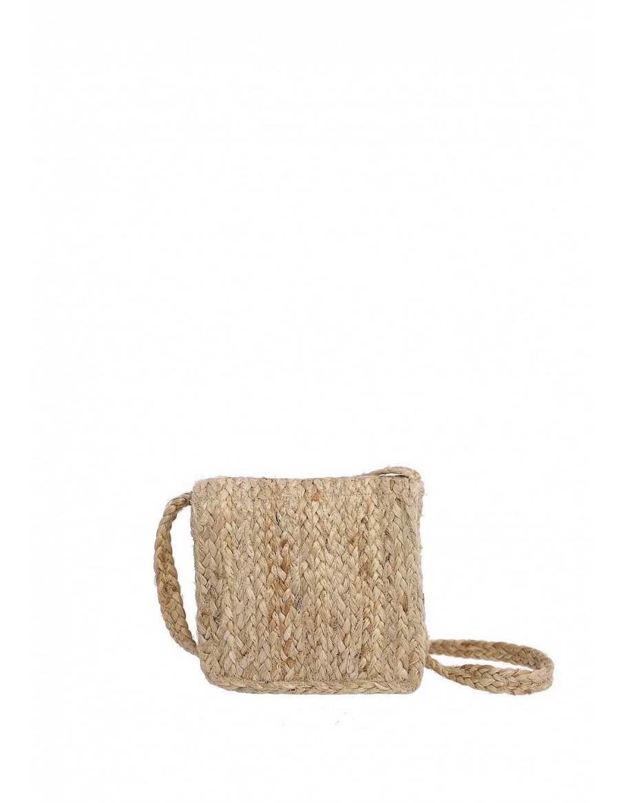 Bolsos FOR TIME | Bolso Bandolera Para Mujer For Time Dajla De Yute Natural