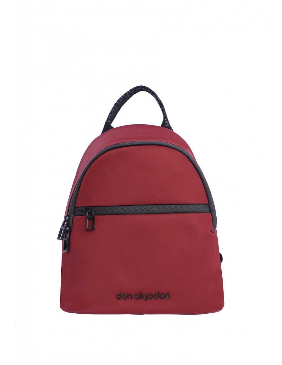 Bolsos DON ALGODON | Mochila Para Mujer Don Algodon Selena De Nylon Burdeos