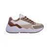 Calzado DON ALGODON | Zapatillas Deportivas Para Mujer Don Algodon Pisa De Piel Sintetica Beige