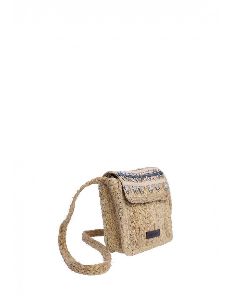 Bolsos FOR TIME | Bolso Bandolera Para Mujer For Time Dajla De Yute Natural