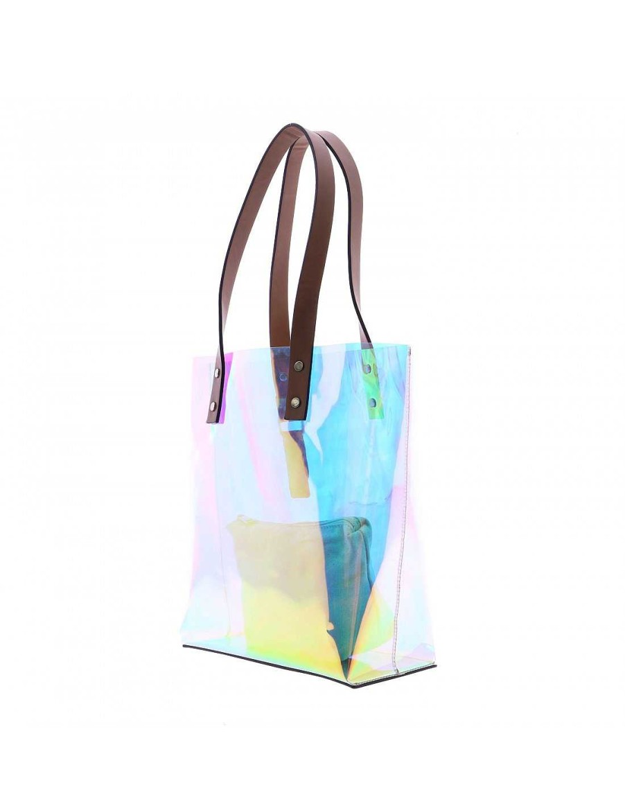 Bolsos EFERRI | Tote Bag Transparente Tivoli De Eferri Multicolor