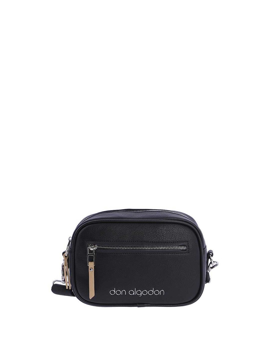 Bolsos DON ALGODON | Bolso Bandolera Para Mujer Don Algodon Gabriela De Piel Sintetica Negro