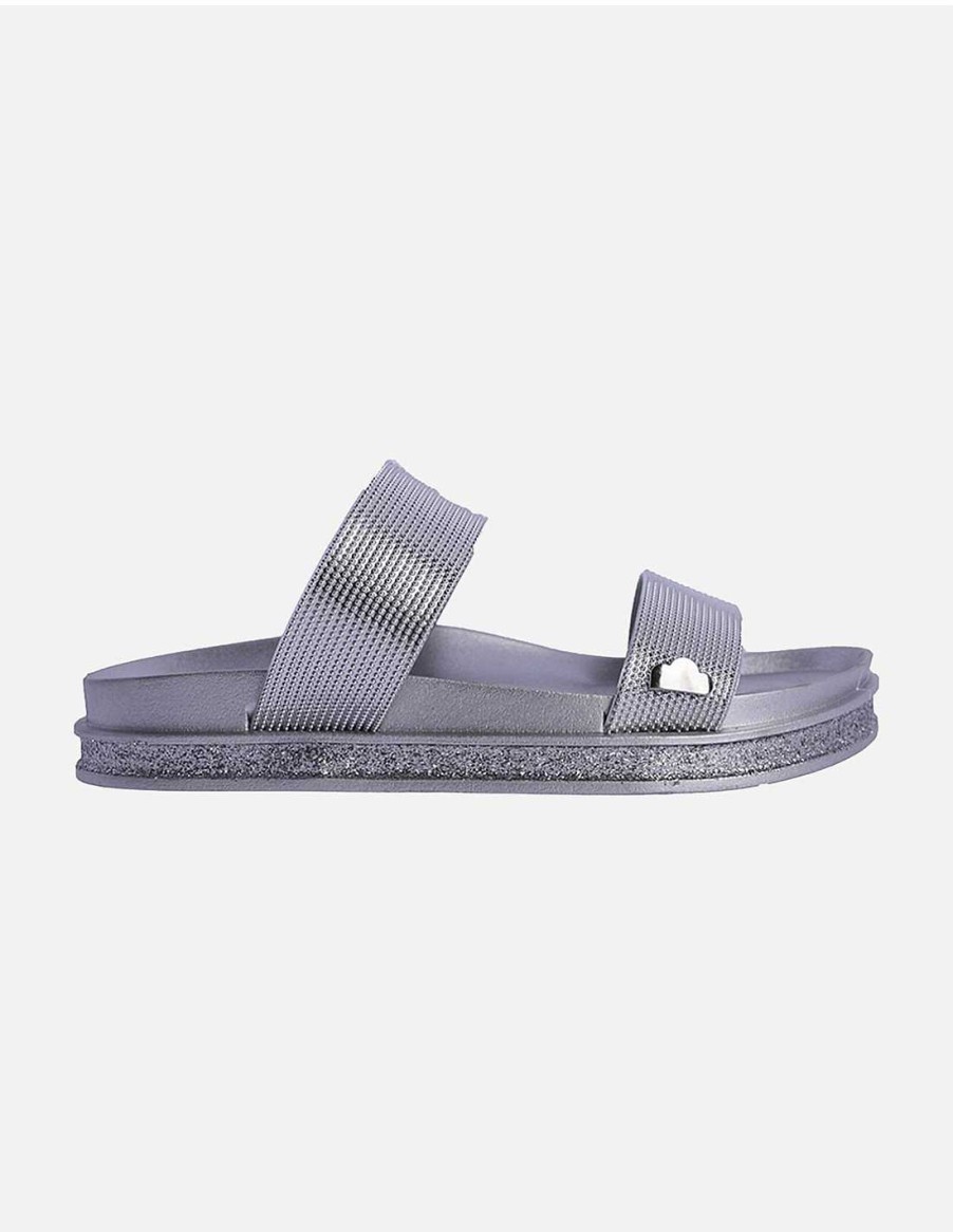 Calzado DON ALGODON | Chanclas De Agua Para Mujer Don Algodon Corfu De Pvc Plata