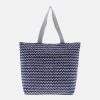 Bolsos FOR TIME | Bolso De Playa Para Mujer For Time Sol De Rafia Azul