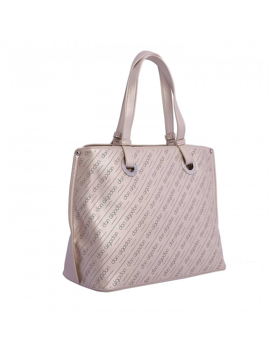 Bolsos DON ALGODON | Bolso De Mano Para Mujer Don Algodon Gene De Piel Sintetica Beige