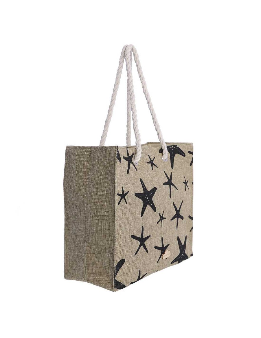 Bolsos DON ALGODON | Bolso De Playa Para Mujer Don Algodon Rosmary Con Cremallera Natural