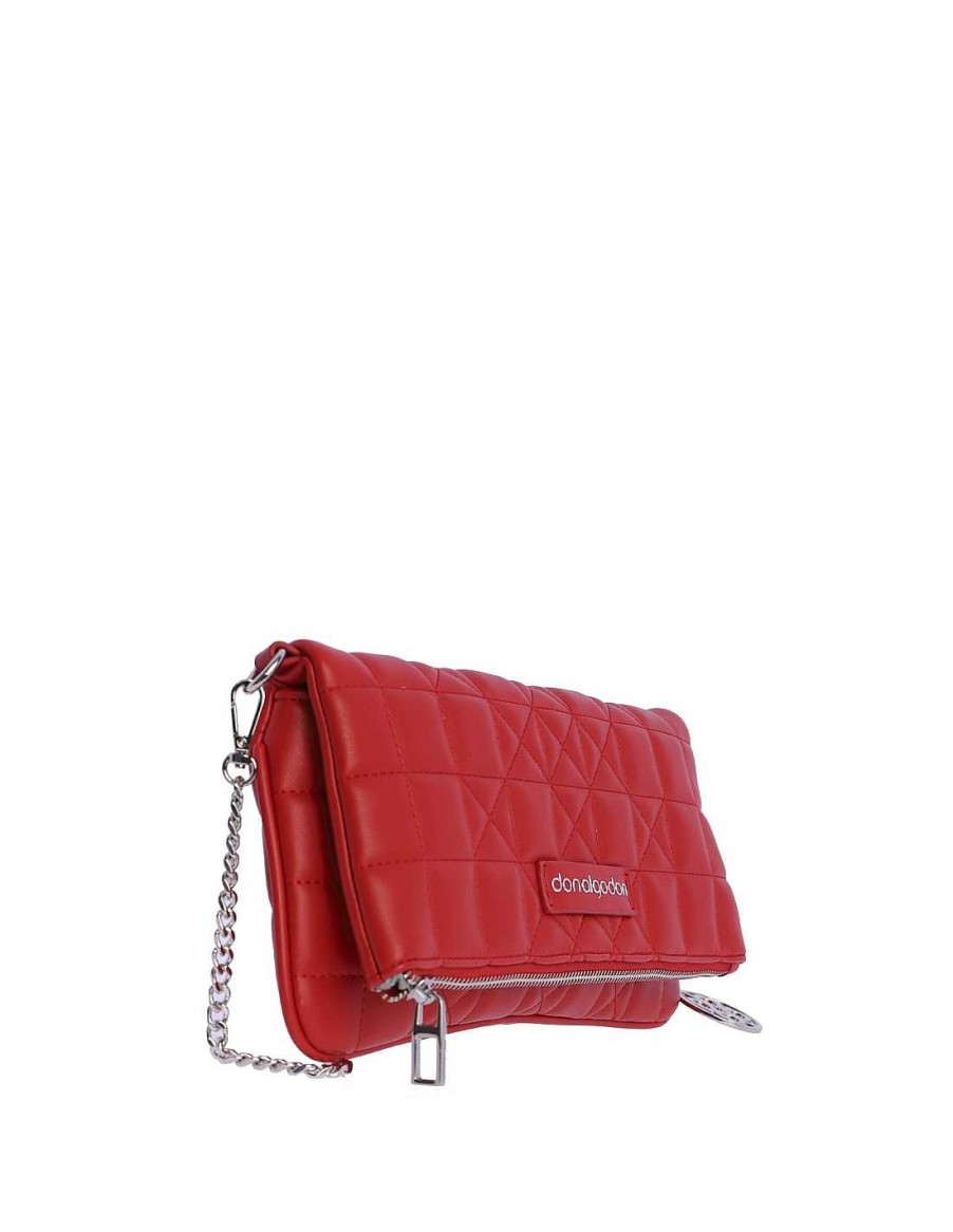 Bolsos DON ALGODON | Bolso Bandolera Para Mujer Don Algodon Milena De Piel Sintetica Con Cremallera Plata