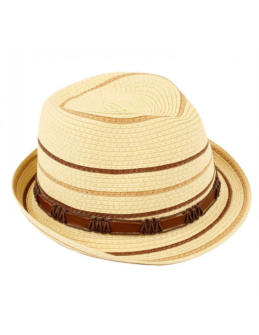 Complementos EFERRI | Sombrero Fedora Cercal De Eferri Natural