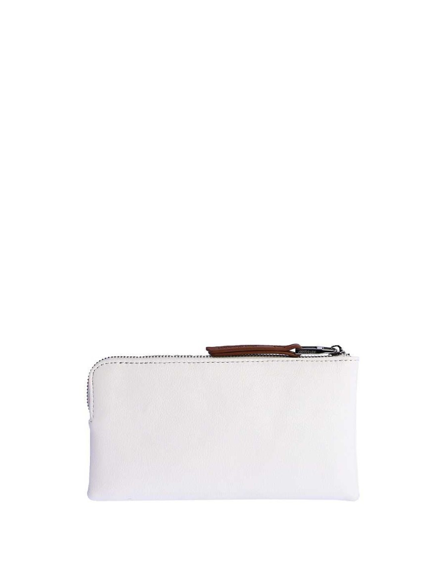 Bolsos DON ALGODON | Carteras Para Mujer Don Algodon Malva Con Cremallera Blanco