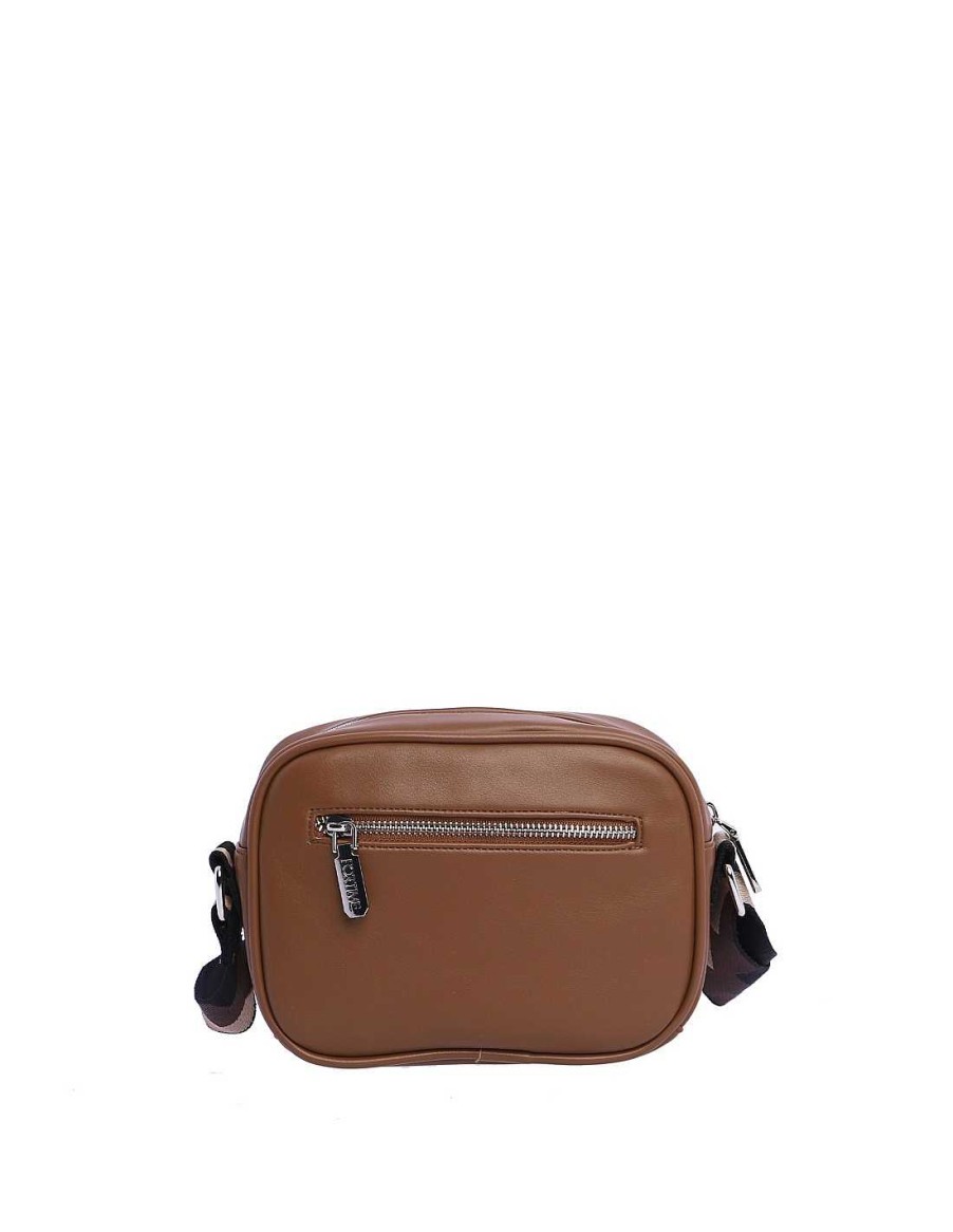 Bolsos FOR TIME | Bolso De Bandolera Para Mujer For Time Iciar De Piel Sintetica Marron