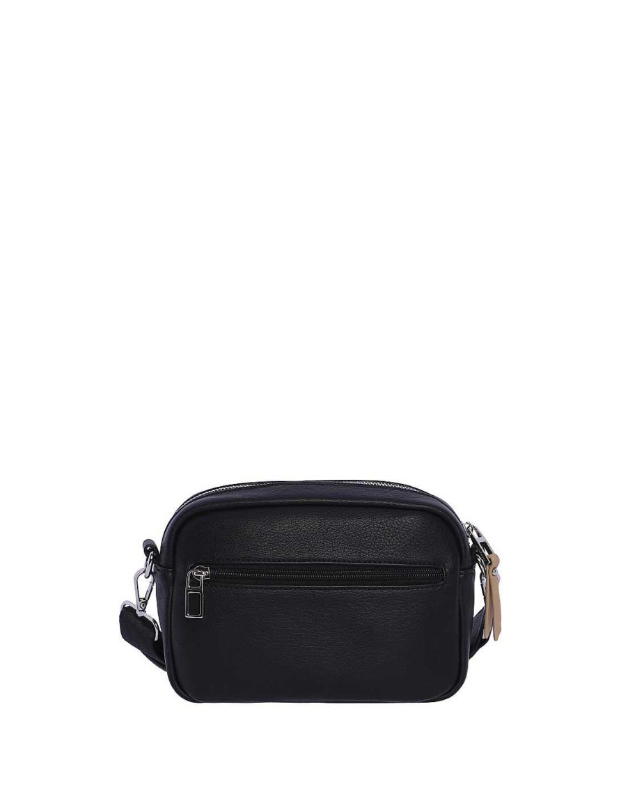 Bolsos DON ALGODON | Bolso Bandolera Para Mujer Don Algodon Gea De Piel Sintetica Negro