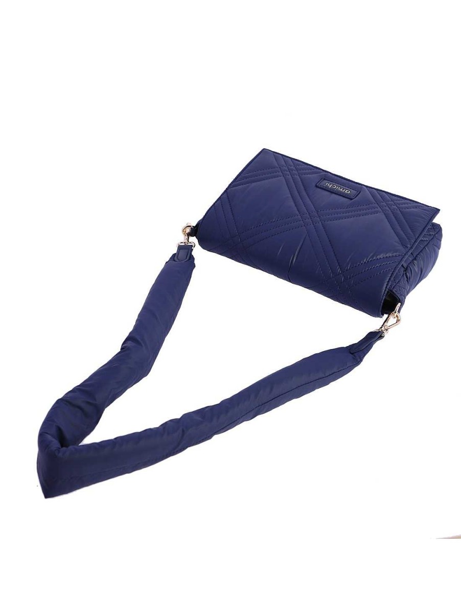 Bolsos AMICHI | Bolso Bandolera Para Mujer Amichi Amelia Con Cremallera Azul