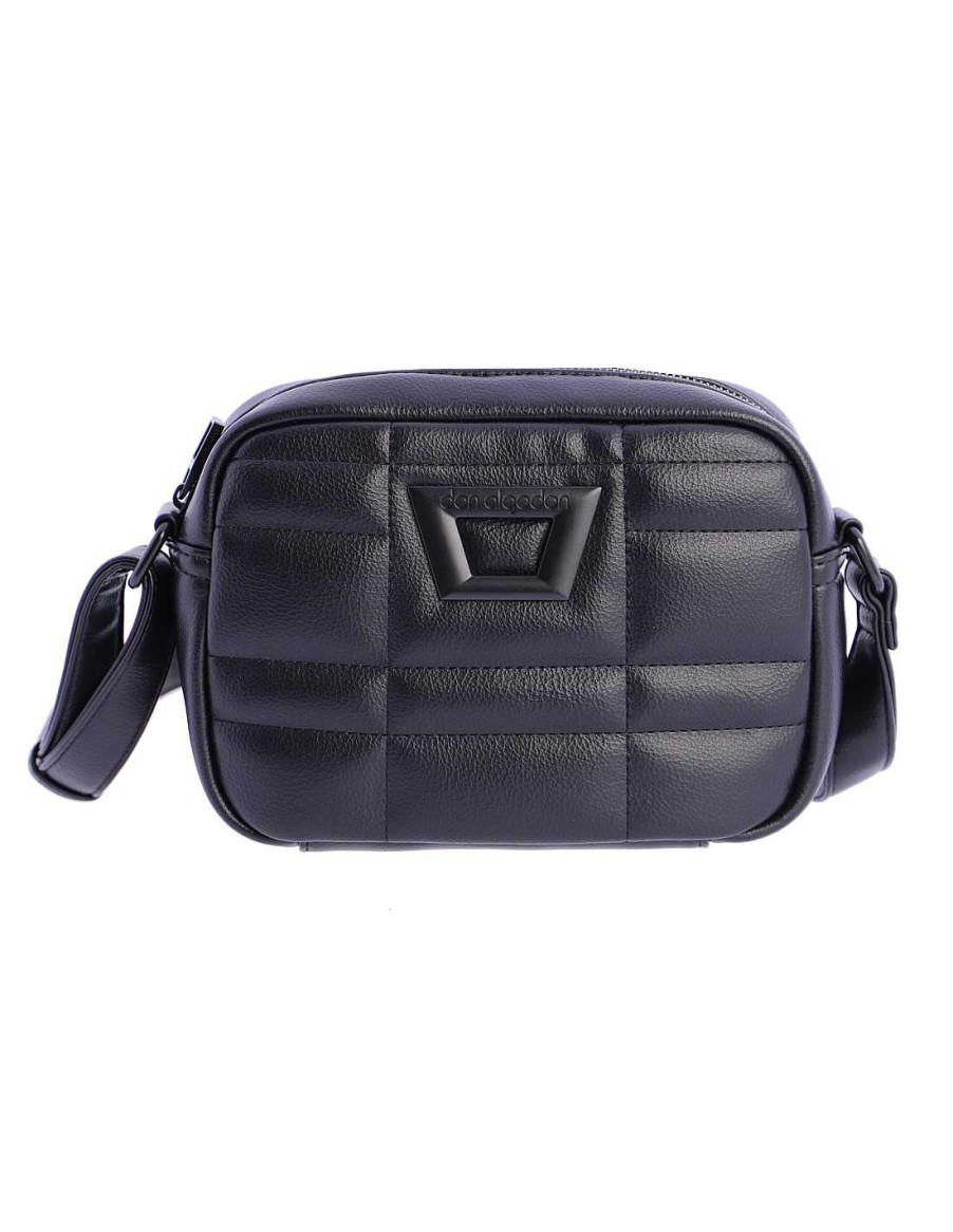 Bolsos DON ALGODON | Bolso Bandolera Para Mujer Don Algodon Casandra Sintetico Color Con Cremallera Negro