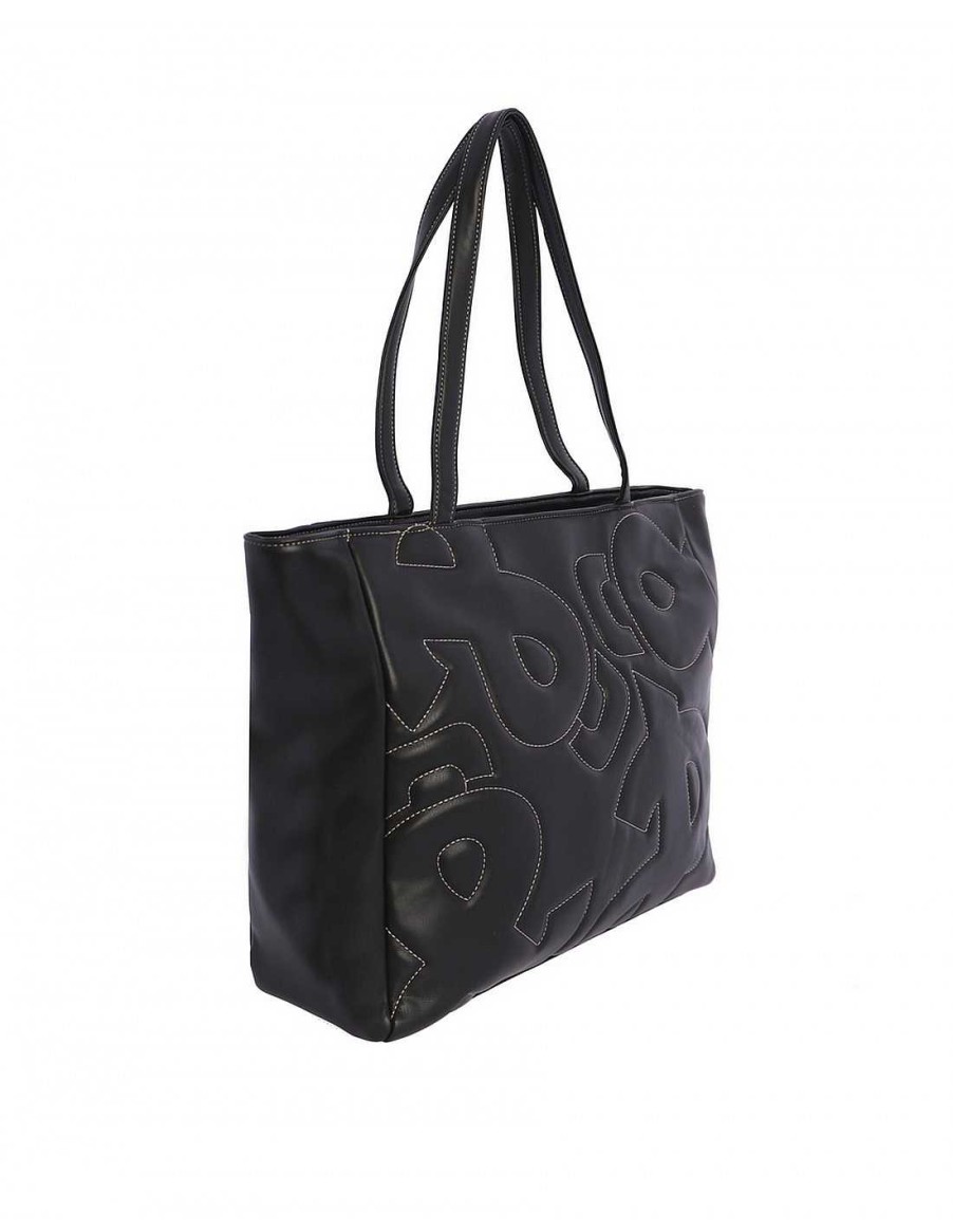 Bolsos Fun&Basics | Bolso Shopper Para Mujer Fun & Basics Shakira De Piel Sintetica Negro