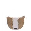 Bolsos FOR TIME | Bolso Bandolera Para Mujer For Time Vina De Yute Con Cremallera Natural