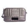 Bolsos DON ALGODON | Bolso Bandolera Para Mujer Don Algodon Celeste Sintetico Con Cremallera Plata