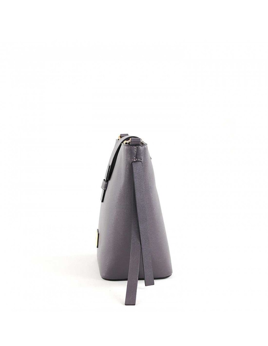 Bolsos FOR TIME | Bolso Bandolera Basic Large De For Time Gris