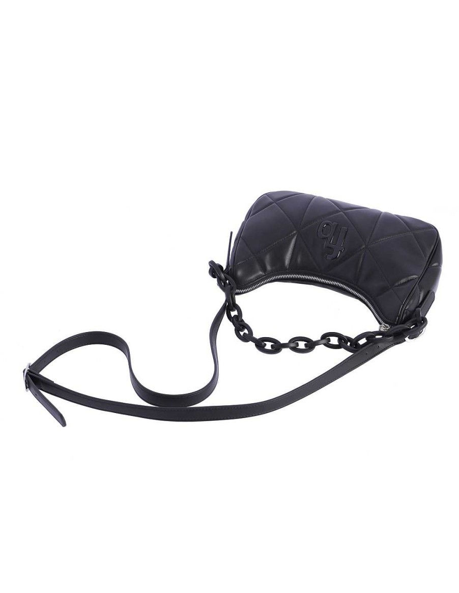 Bolsos Fun&Basics | Bolso Bandolera De Mujer Lilian Con Cremallera Negro