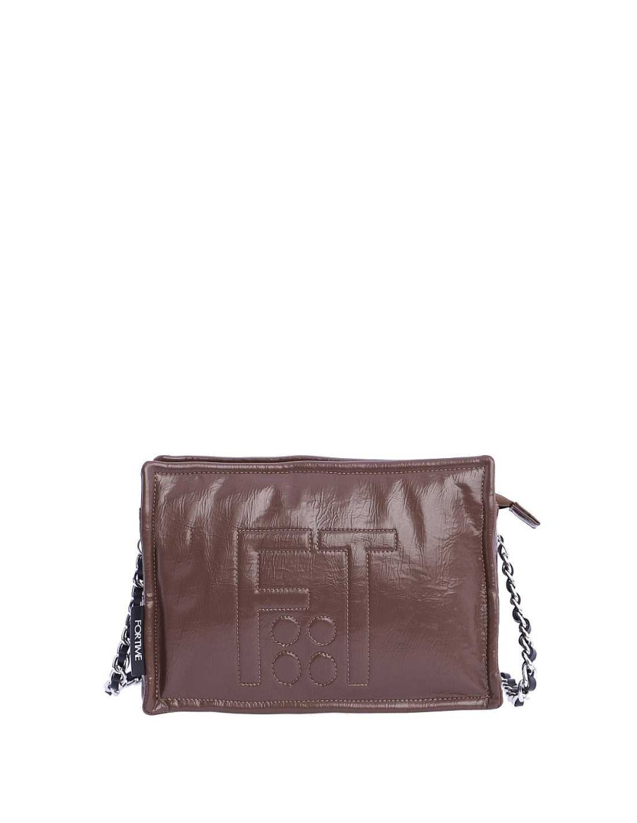 Bolsos FOR TIME | Bolso De Bandolera Para Mujer For Time Indiana De Pu Marron