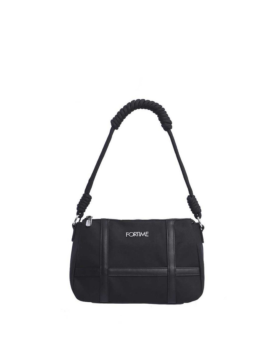 Bolsos FOR TIME | Bolso De Hombro Para Mujer For Time Hosana De Suede Negro