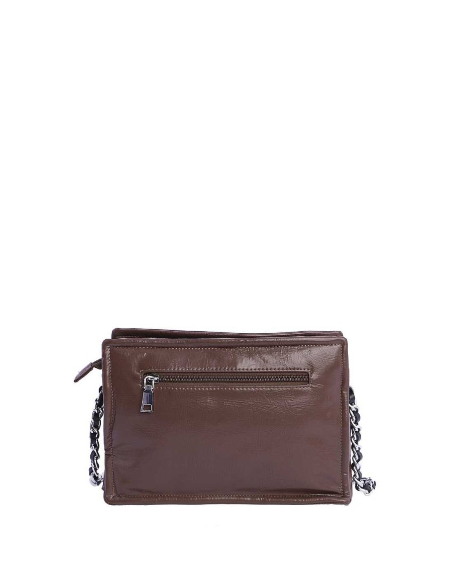 Bolsos FOR TIME | Bolso De Bandolera Para Mujer For Time Indiana De Pu Marron