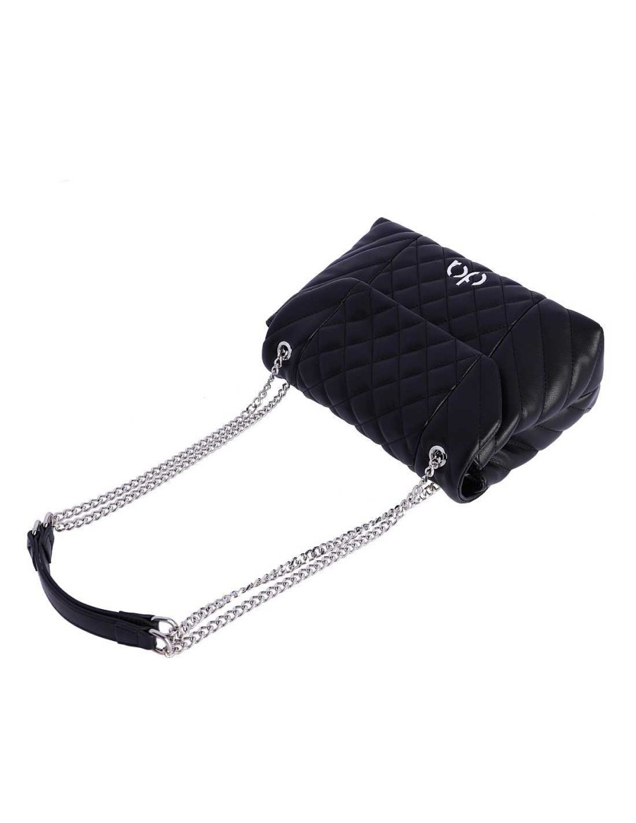 Bolsos DON ALGODON | Bolso De Hombro Para Mujer Don Algodon Elina Con Cremallera Negro