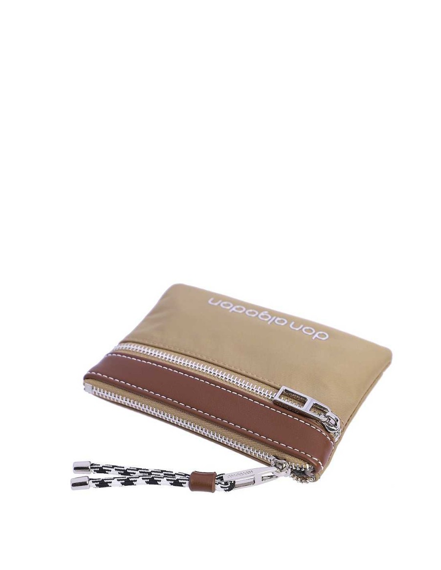 Carteras DON ALGODON | Monedero Para Mujer Don Algodon Maria Con Cremallera Beige