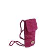 Bolsos DON ALGODON | Porta Movil Para Mujer Don Algodon Sinfronia Con Cremallera Fucsia