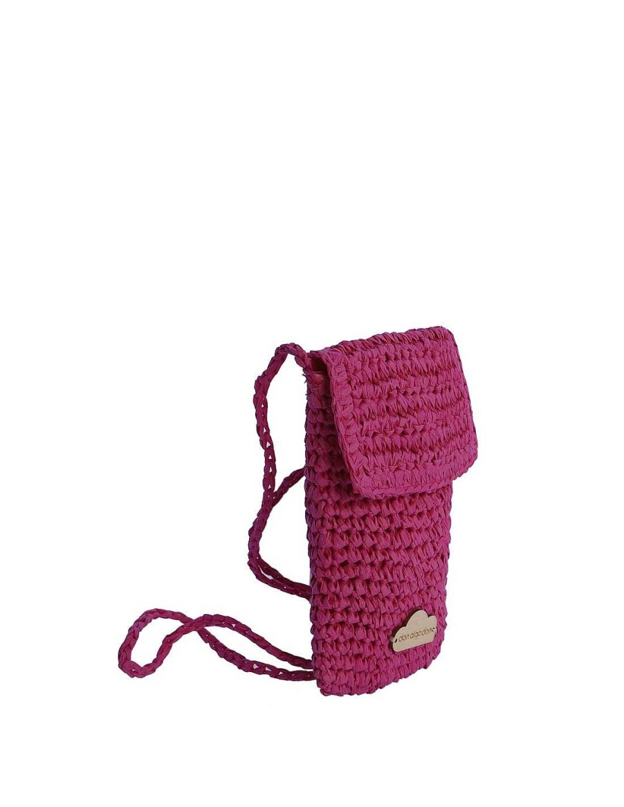 Bolsos DON ALGODON | Porta Movil Para Mujer Don Algodon Sinfronia Con Cremallera Fucsia