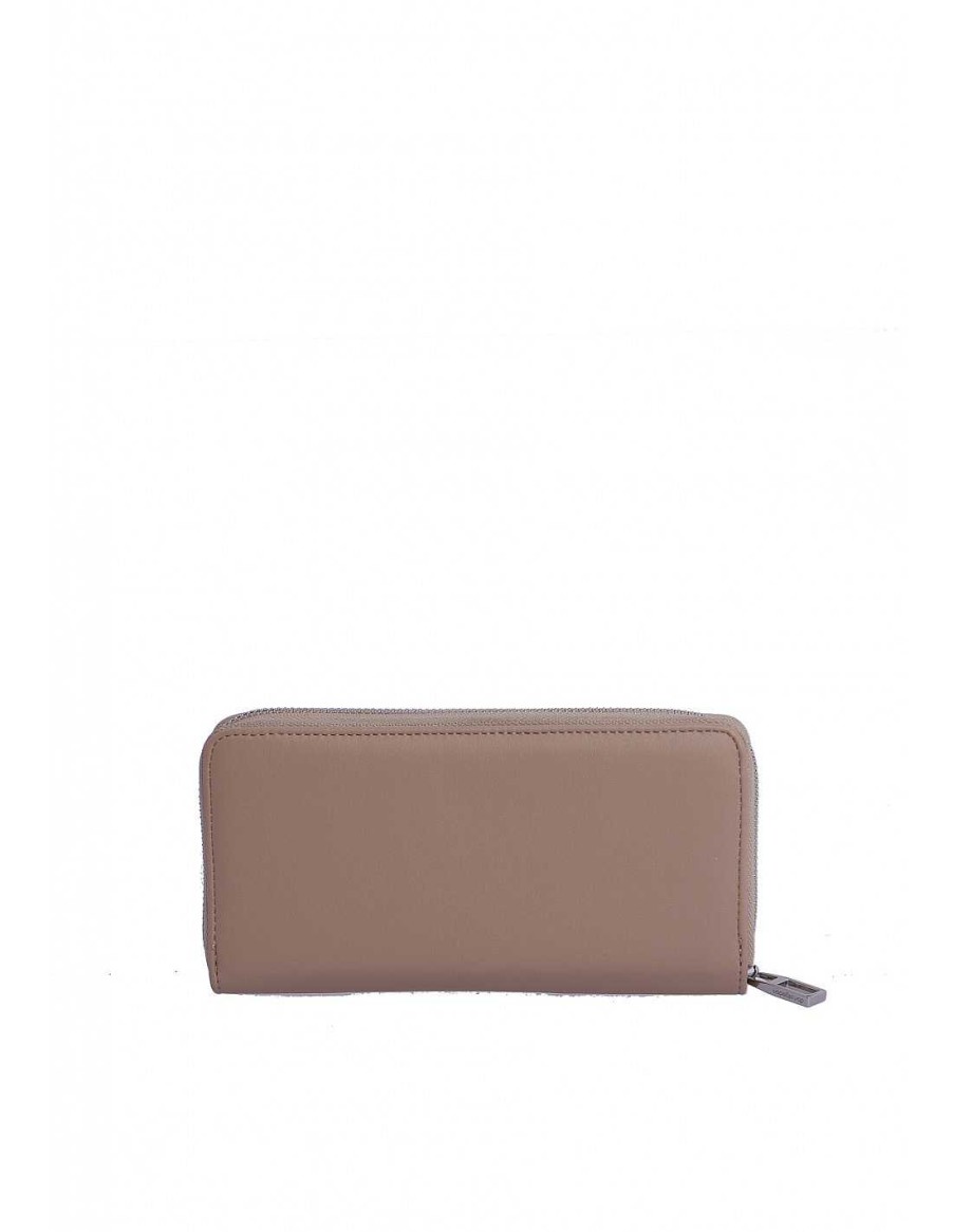 Carteras DON ALGODON | Monedero Para Mujer Don Algodon Jackie De Piel Sintetica Beige