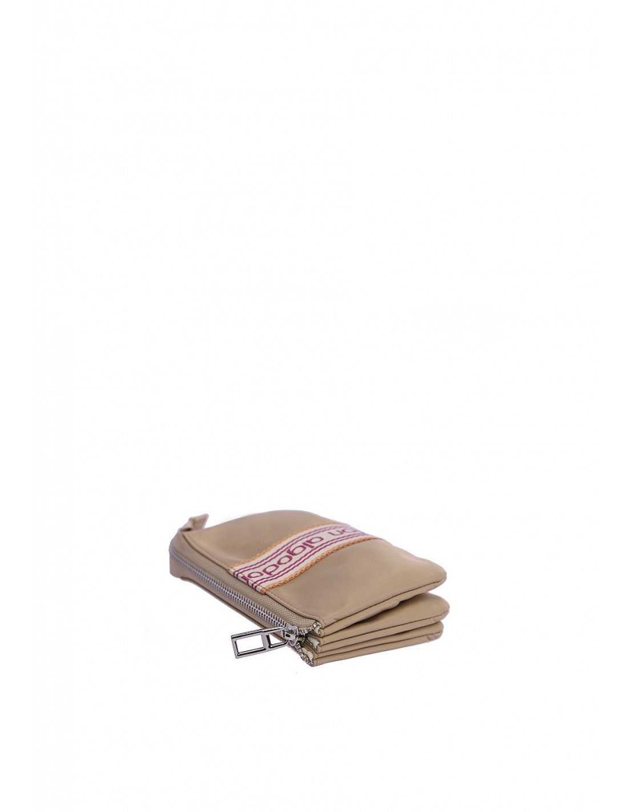 Carteras DON ALGODON | Monedero Para Mujer Don Algodon Jana De Nylon Beige