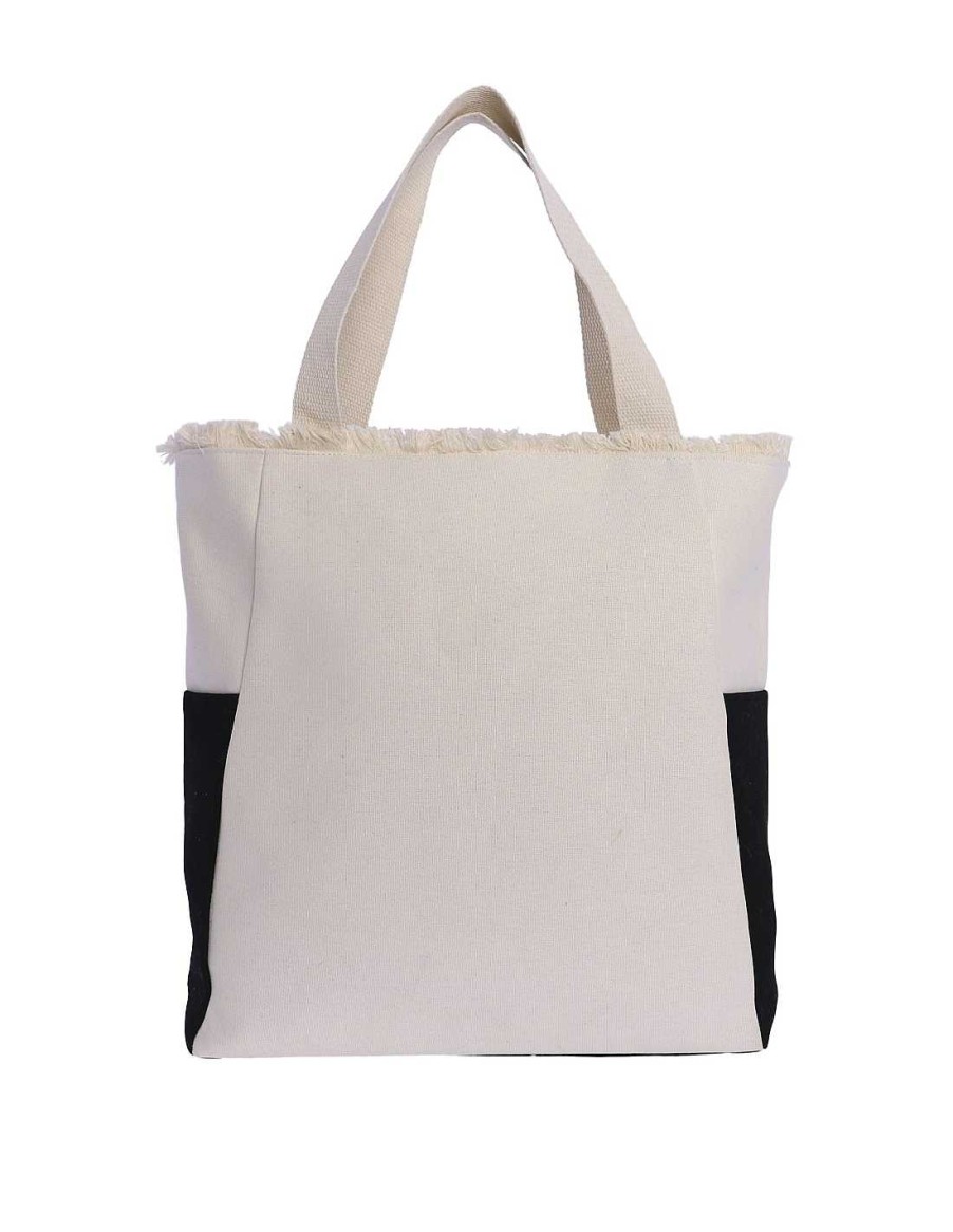 Bolsos AMICHI | Bolso De Playa Para Mujer Amichi Serva Con Cremallera Natural