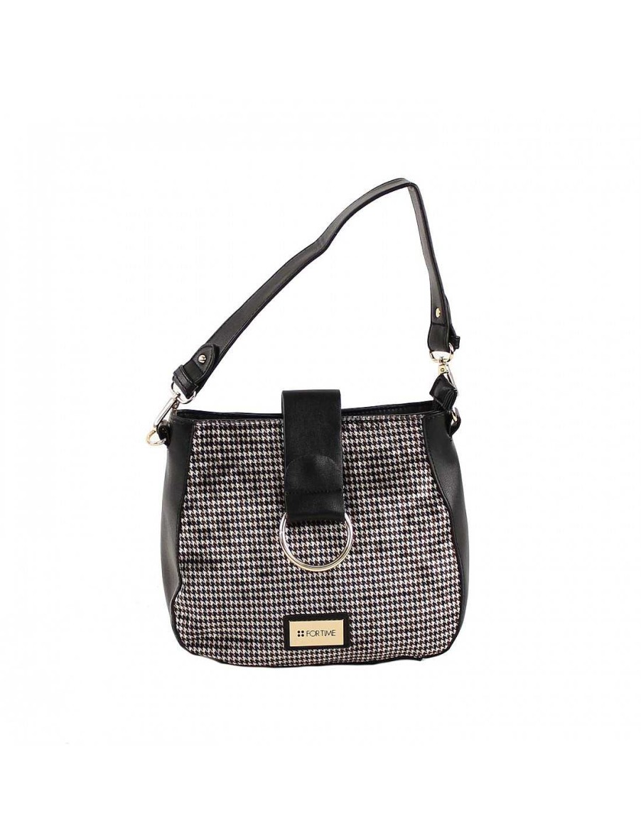 Bolsos FOR TIME | Bolso Bandolera Cira Small De For Time Negro