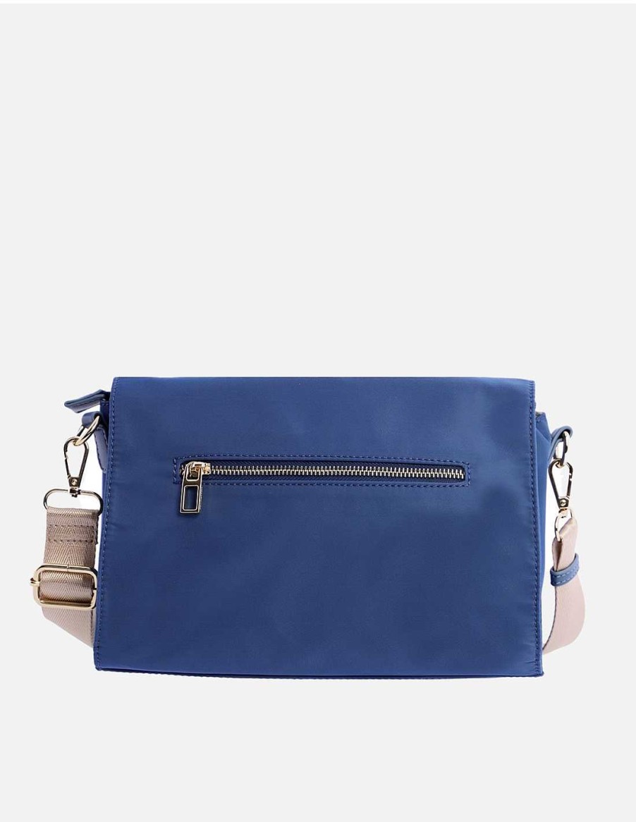 Bolsos DON ALGODON | Bolso Bandolera Para Mujer Don Algodon Serrana De Nylon Azul