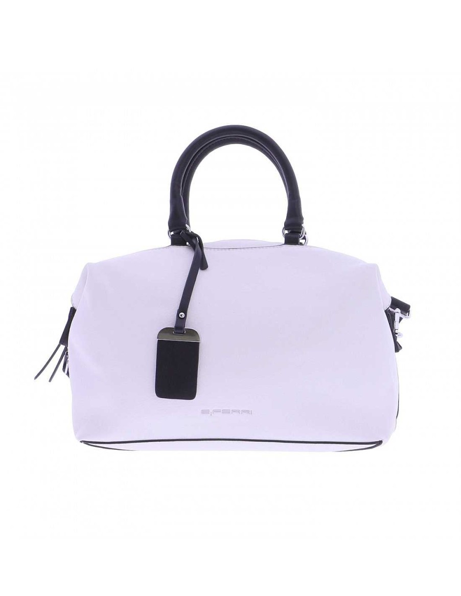 Bolsos EFERRI | Bolso De Asa Corta Salermo De Eferri Blanco