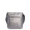 Bolsos FOR TIME | Bolso Bandolera Para Mujer For Time Heleia De Piel Sintetica Plata