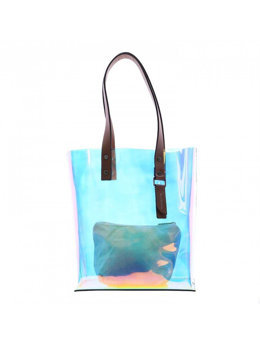 Bolsos EFERRI | Tote Bag Transparente Tivoli De Eferri Multicolor